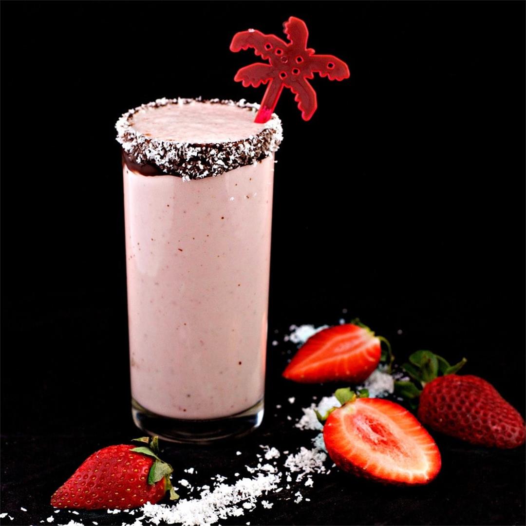Strawberries & Cream Protein Shake