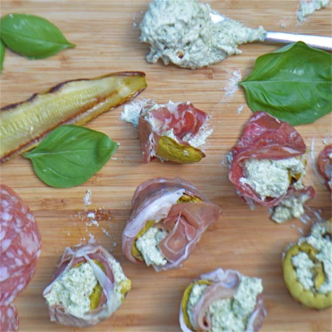 Prosciutto Zucchini Rolls with Mascarpone — Tasty Food for Busy