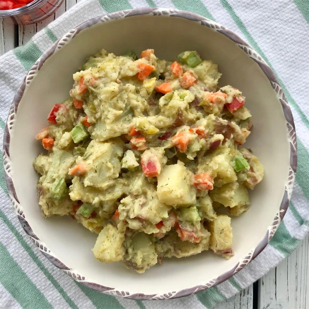 Healthy Vegan Potato Salad