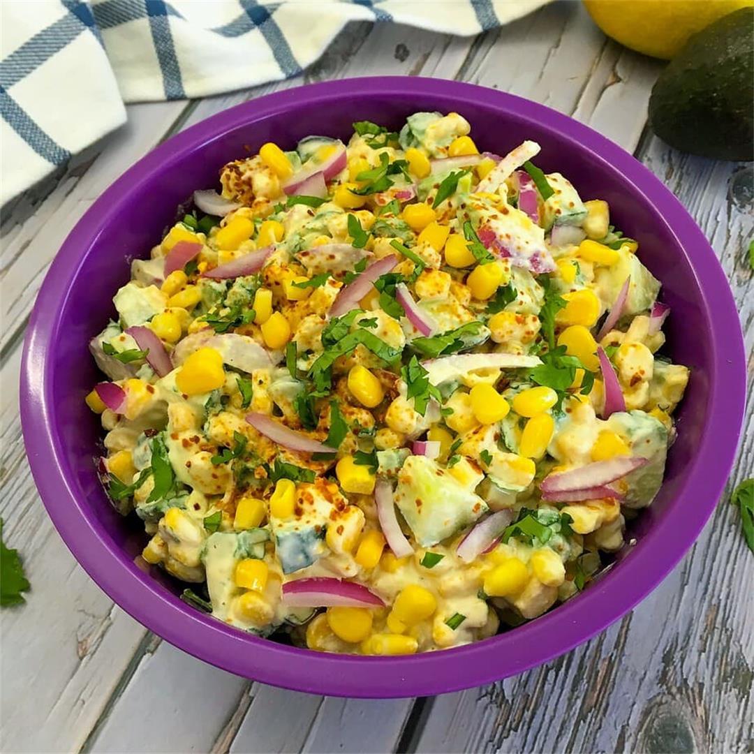 Mexican Corn Salad [Vegan +GF]
