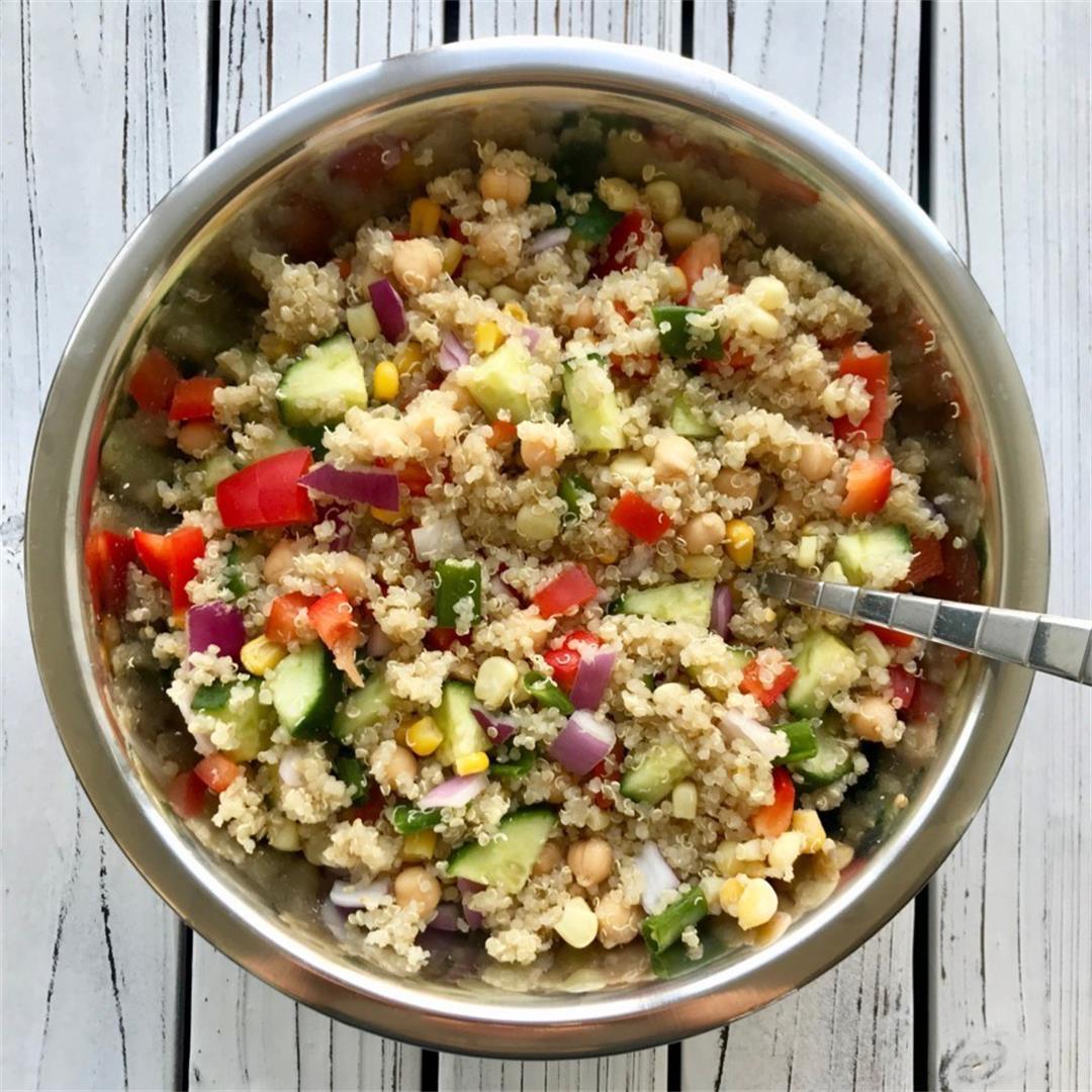 Healthy Vegan Quinoa Salad