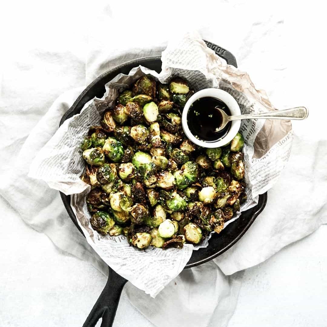 Crispy Air Fryer Asian Brussels Sprouts