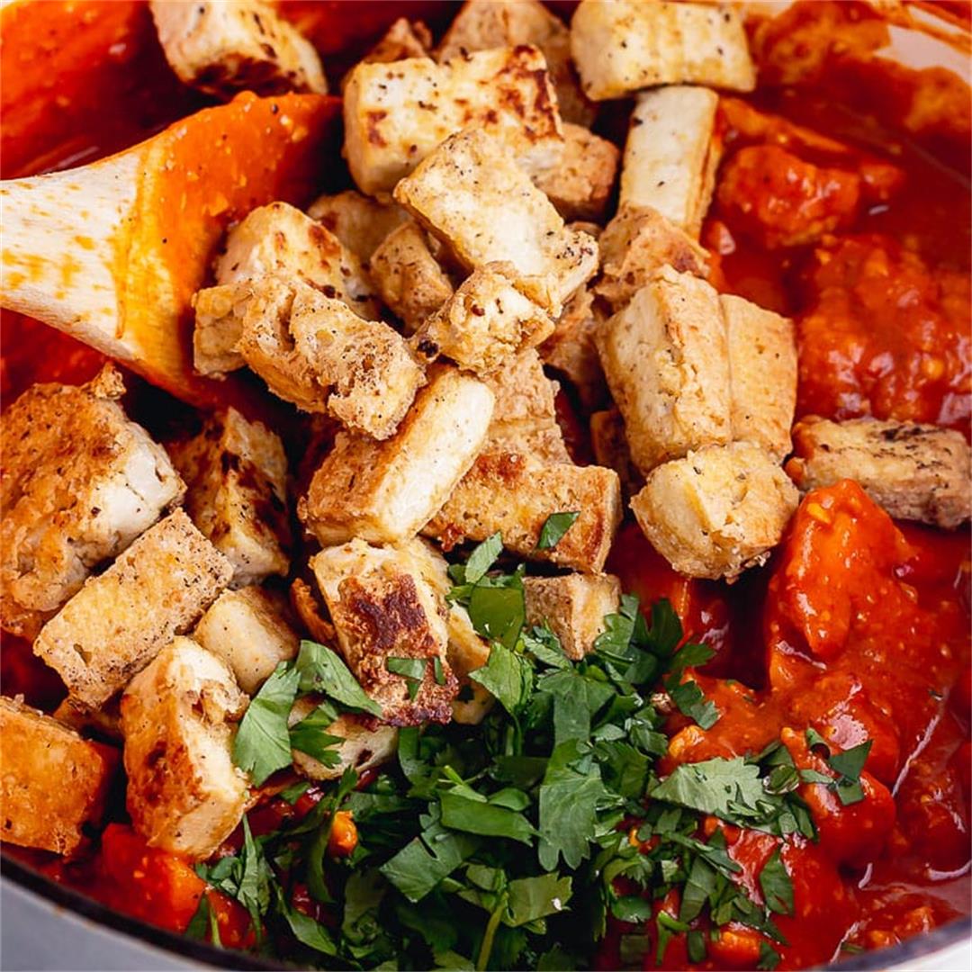 Tofu Curry with Cashew Coconut Sauce • The Cook Report