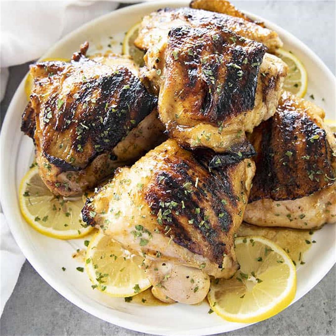Perfect Grilled Chicken Thighs
