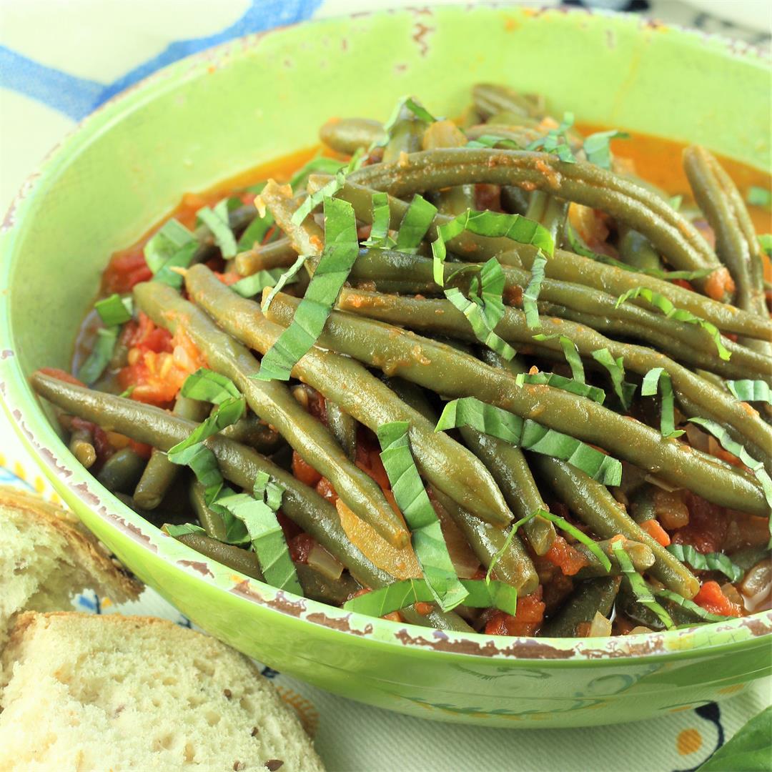 Stewed Green Beans with Tomatoes