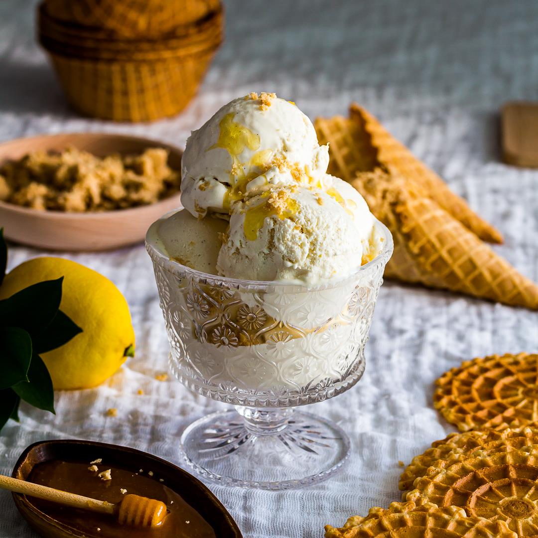 Honey Labneh Ice Cream with Leatherwood Honey
