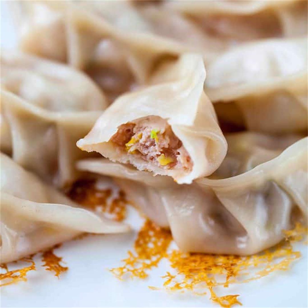 Pan Fried Dumplings or Potstickers 煎餃子| Oh My Food Recipes