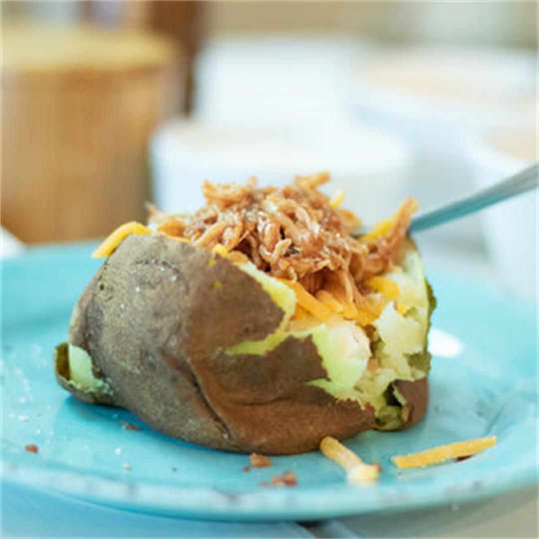 Baked Potatoes in the Crock Pot — The Buttered Home