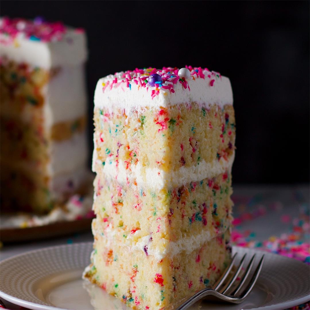 Funfetti Cake or Cupcakes {All-Butter Recipe}