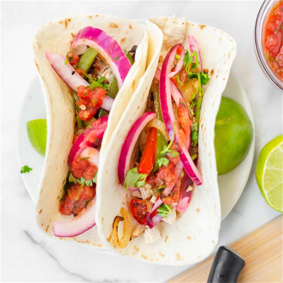 Grilled Cilantro Lime Chicken Tacos