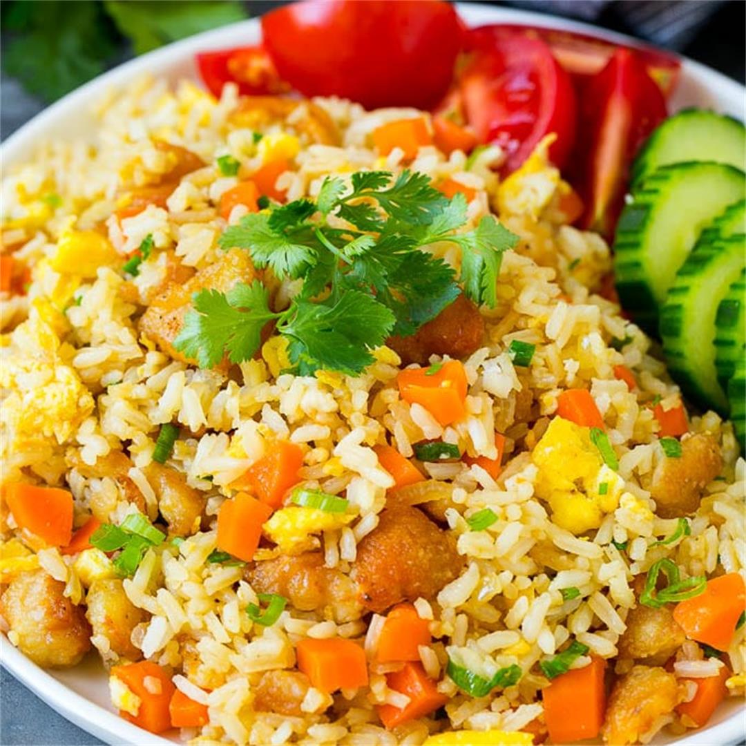 Thai Fried Rice with Chicken