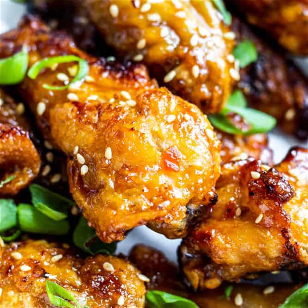 Air Fryer Sweet Chili Chicken Wings