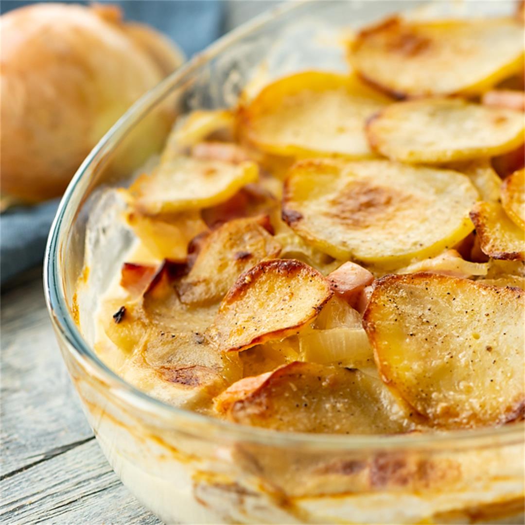 Scalloped Potatoes and Ham