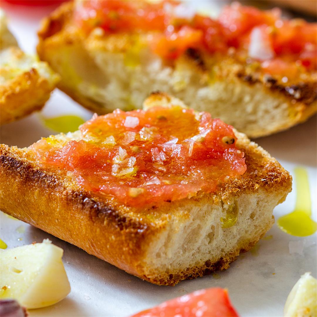 Spanish Garlic Tomato Toast