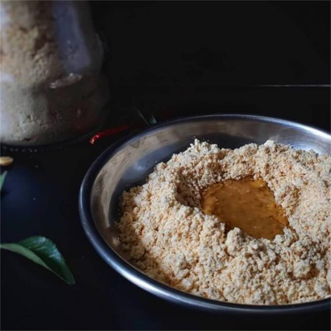 Paruppu Podi for Idli| Lentil spice powder {vegan, gluten free}