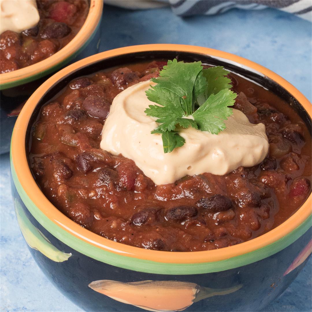Thick and Hearty Vegan Chili