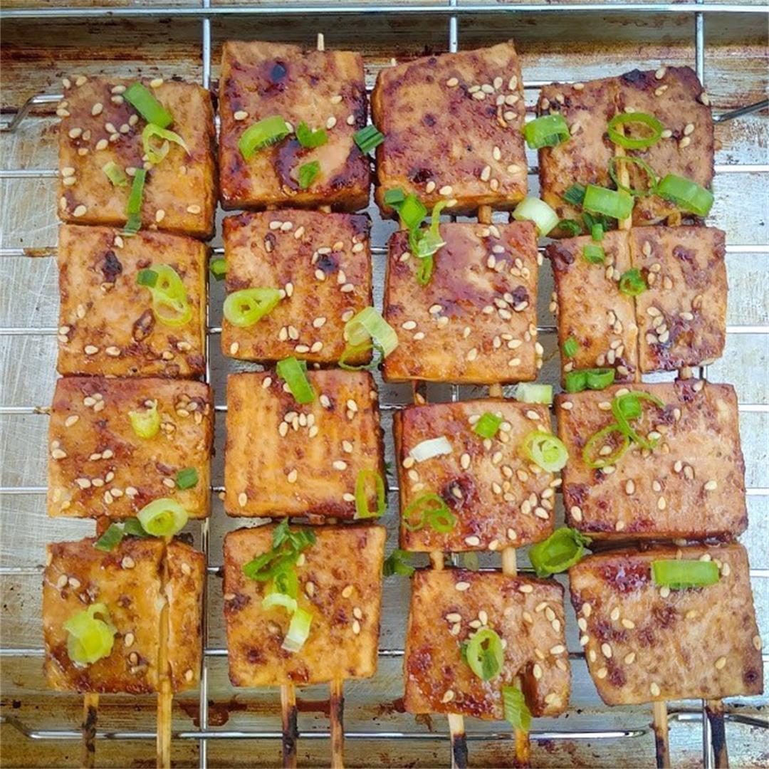 Cumin Spiced Tofu Skewers