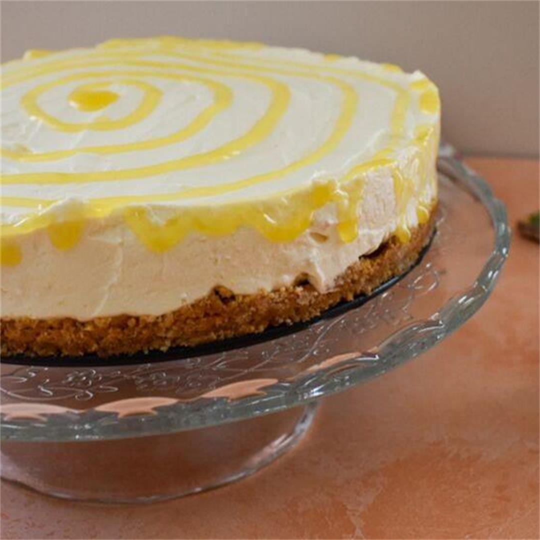No-Bake Lemon Cheesecake • Fabulous Family Food by Donna Dundas
