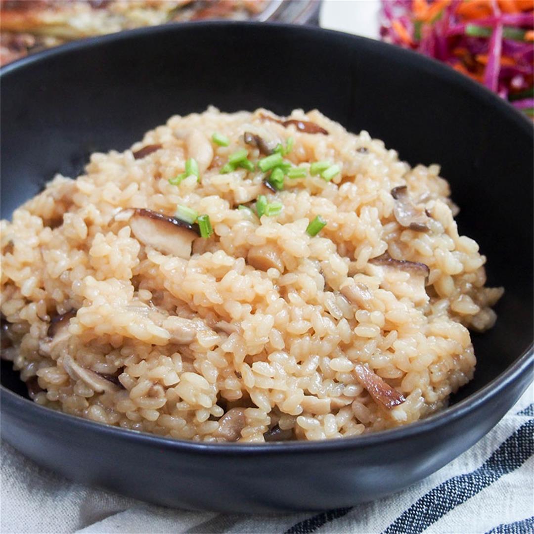 Japanese mushroom rice (kinoko gohan)