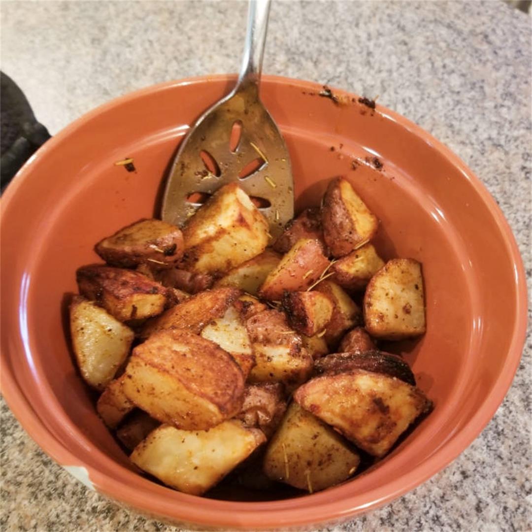 Spicy Roasted Red Potatoes