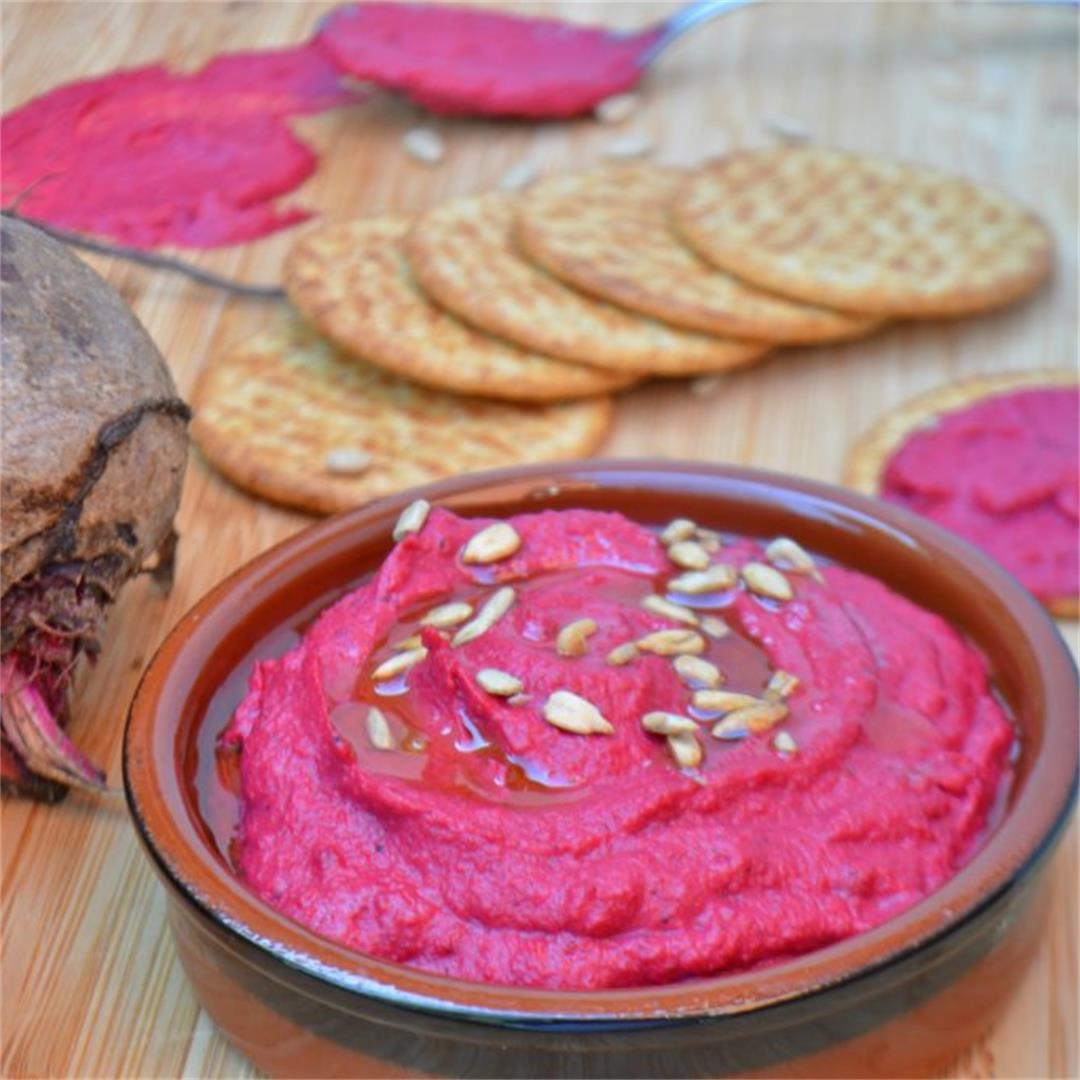 Roasted Beetroot Hummus — Tasty Food for Busy Mums Seasonal Rec