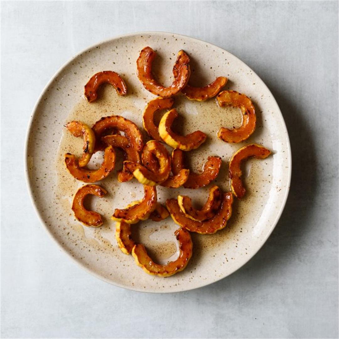 Maple-Brown Butter Roasted Squash