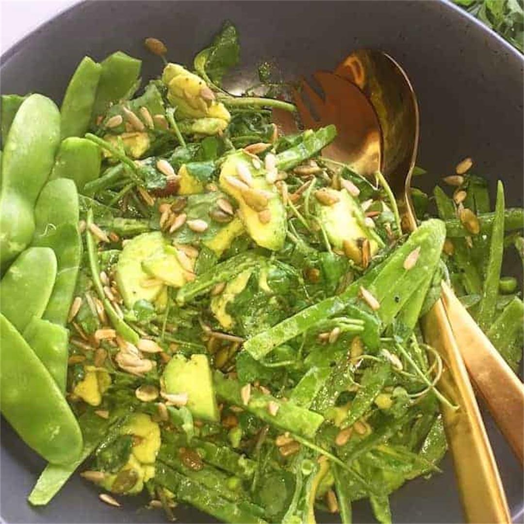 Snow Pea Salad – a verdant Spring salad