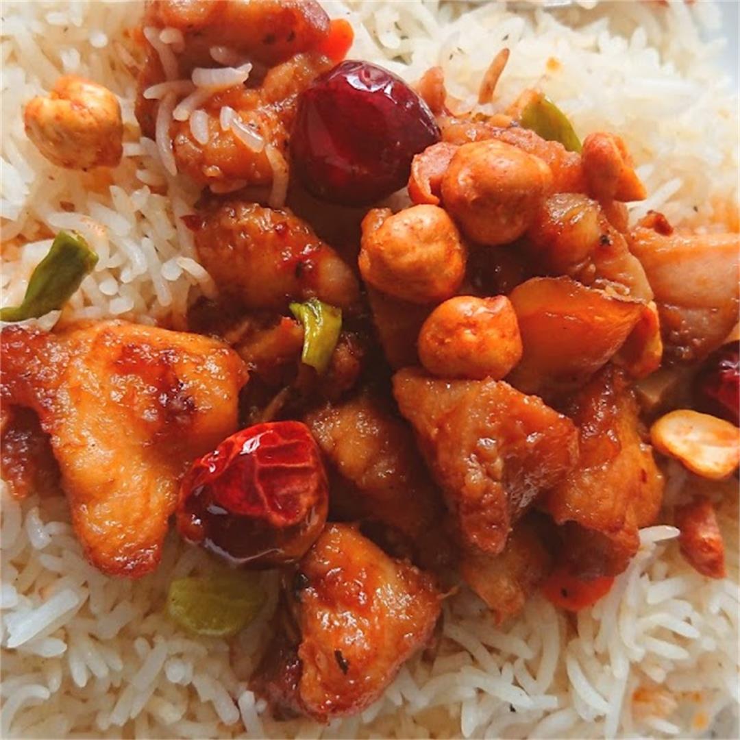 Kung Pao Chicken with Roasted Chickpeas