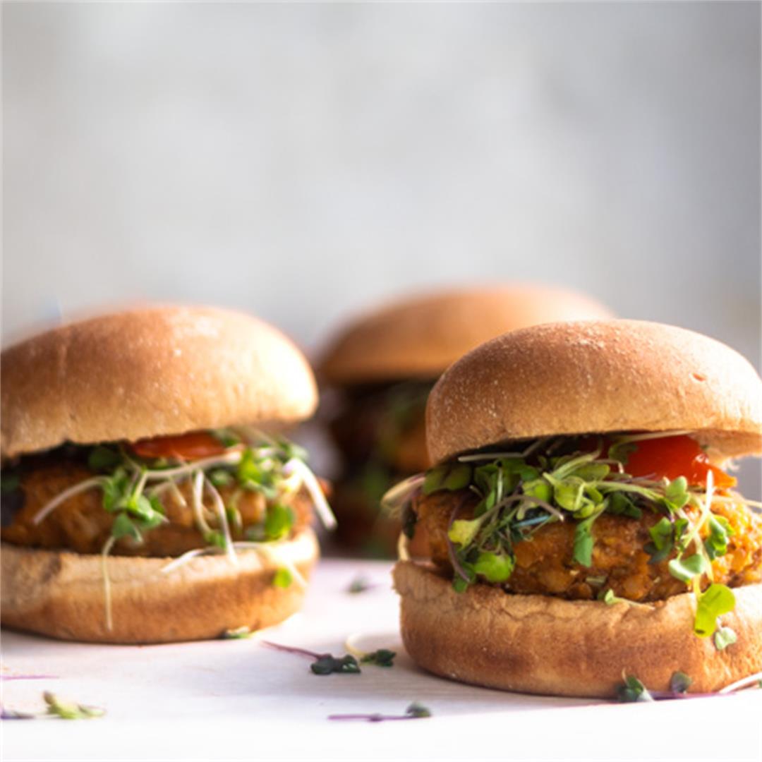 The Best Chickpea Burger
