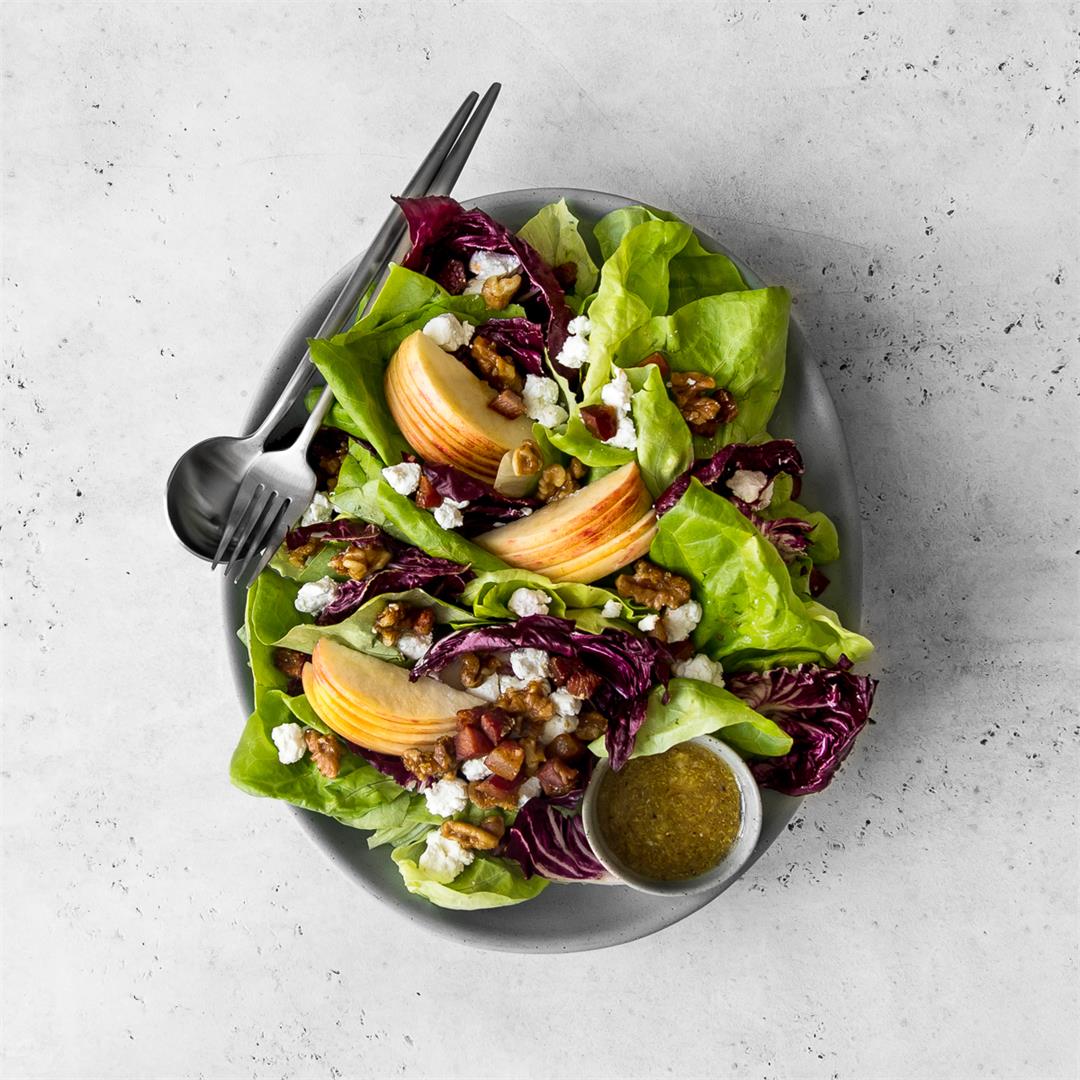 Butter Lettuce and Radicchio Salad