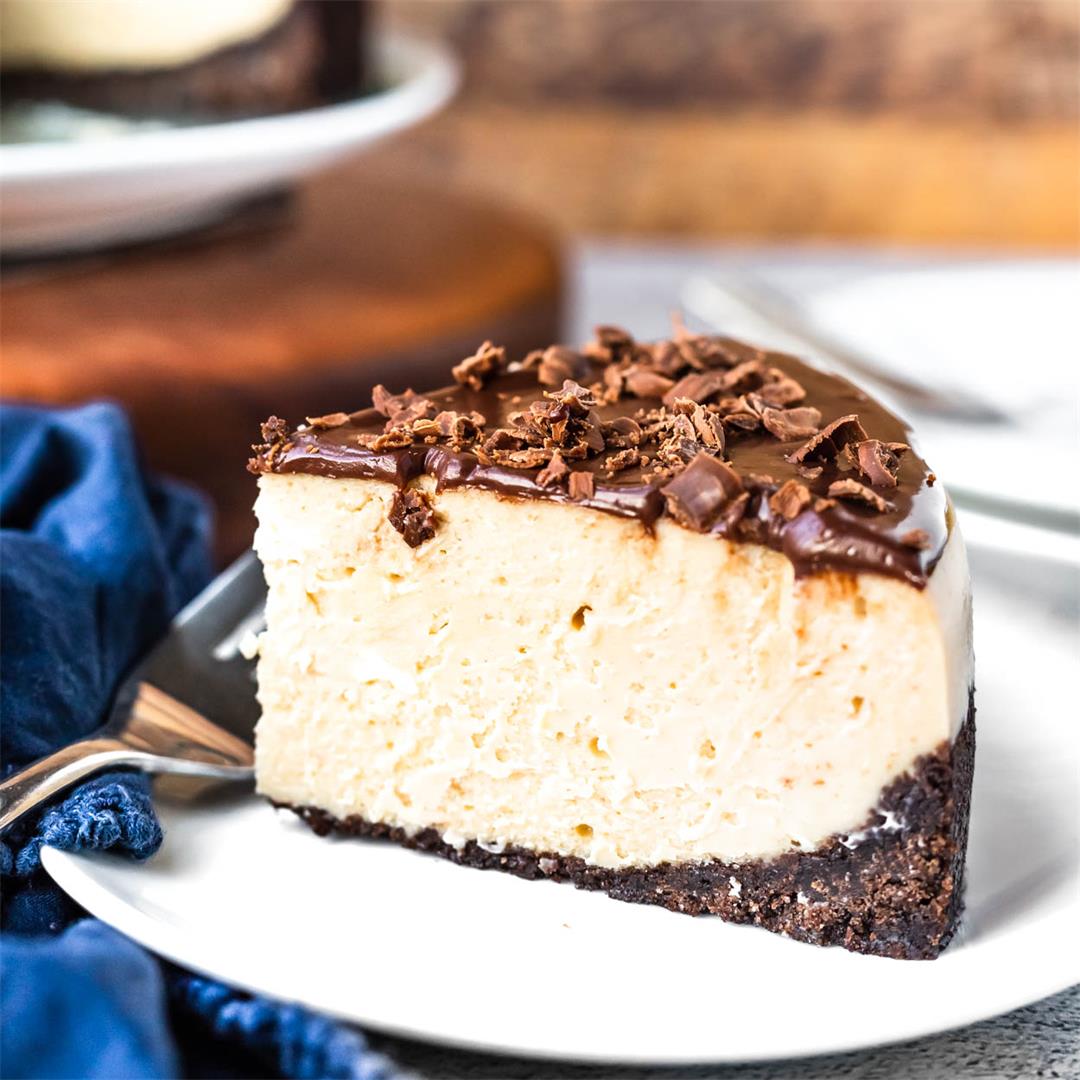 Instant Pot Peanut Butter Chocolate Cheesecake