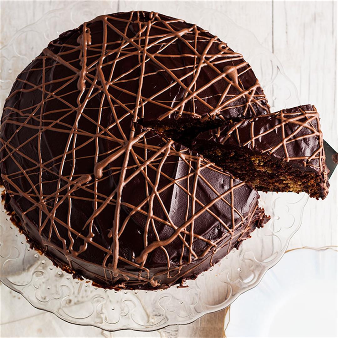 Chocolate and Vanilla Kefir Cake