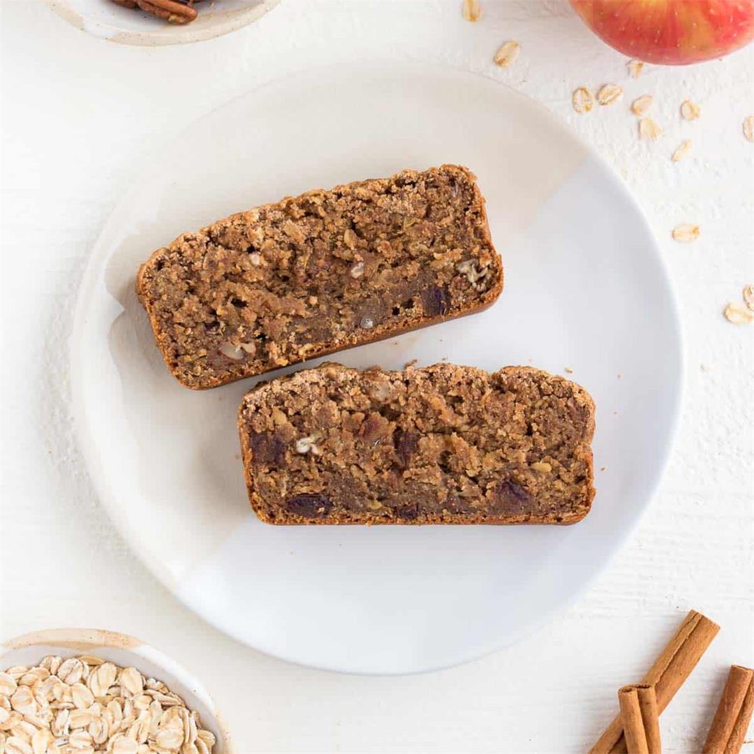 Vegan Gluten-free Apple Cinnamon Bread
