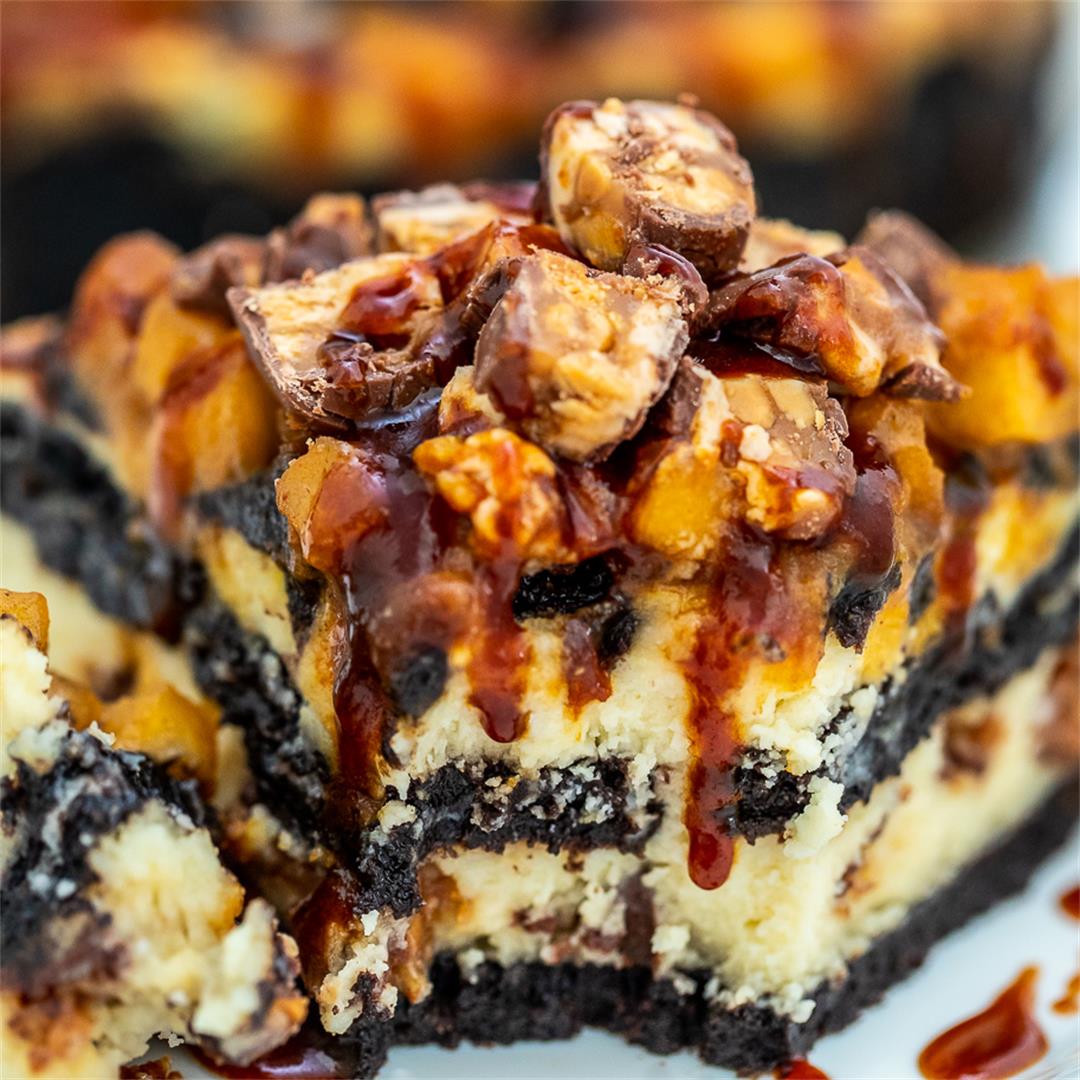 Apple Snickers Cheesecake [Video]