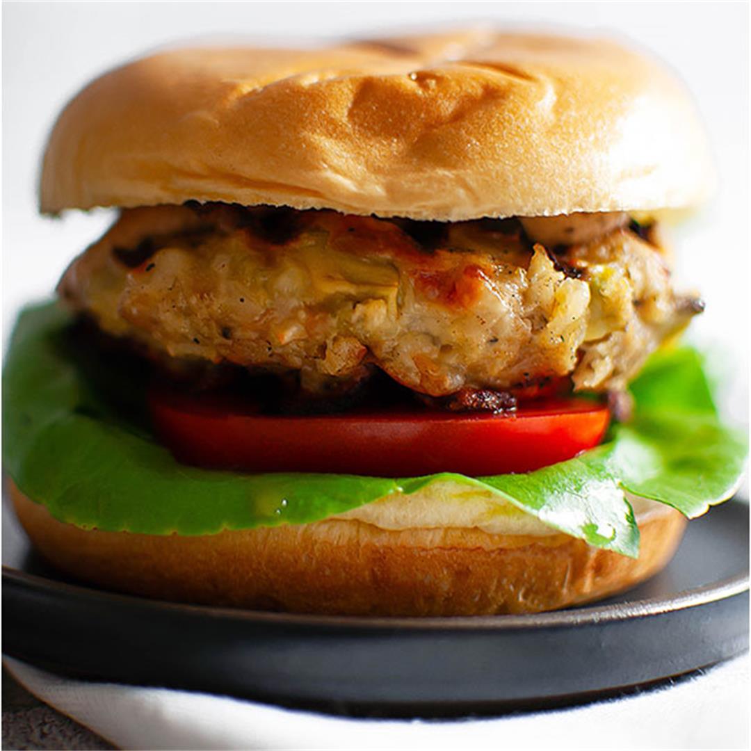Avocado Turkey Burgers with Chipotle Lime Sauce