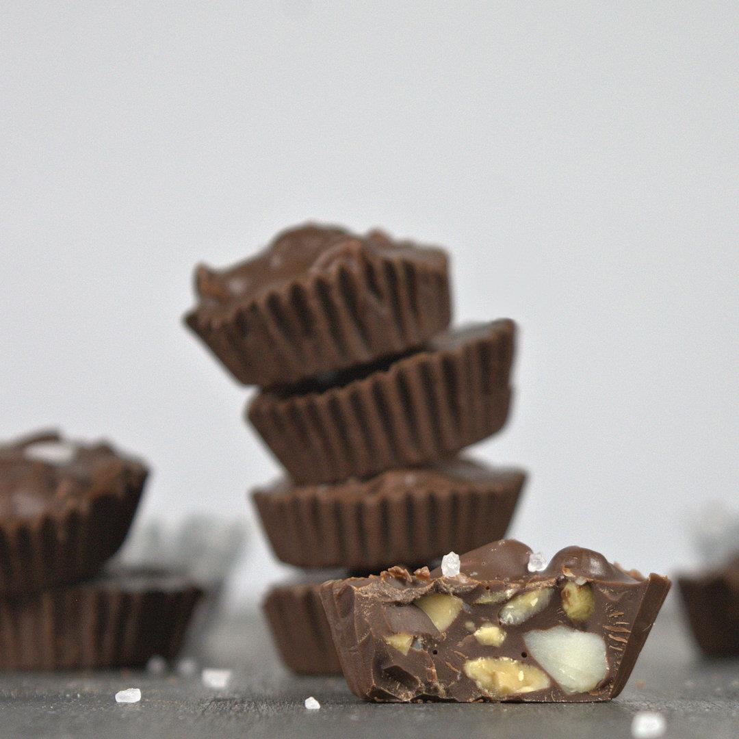 Dark Chocolate Nut Cups – A Gourmet Food Blog
