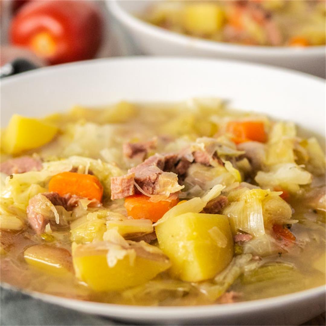 Leftover Corned Beef and Cabbage Soup Recipe
