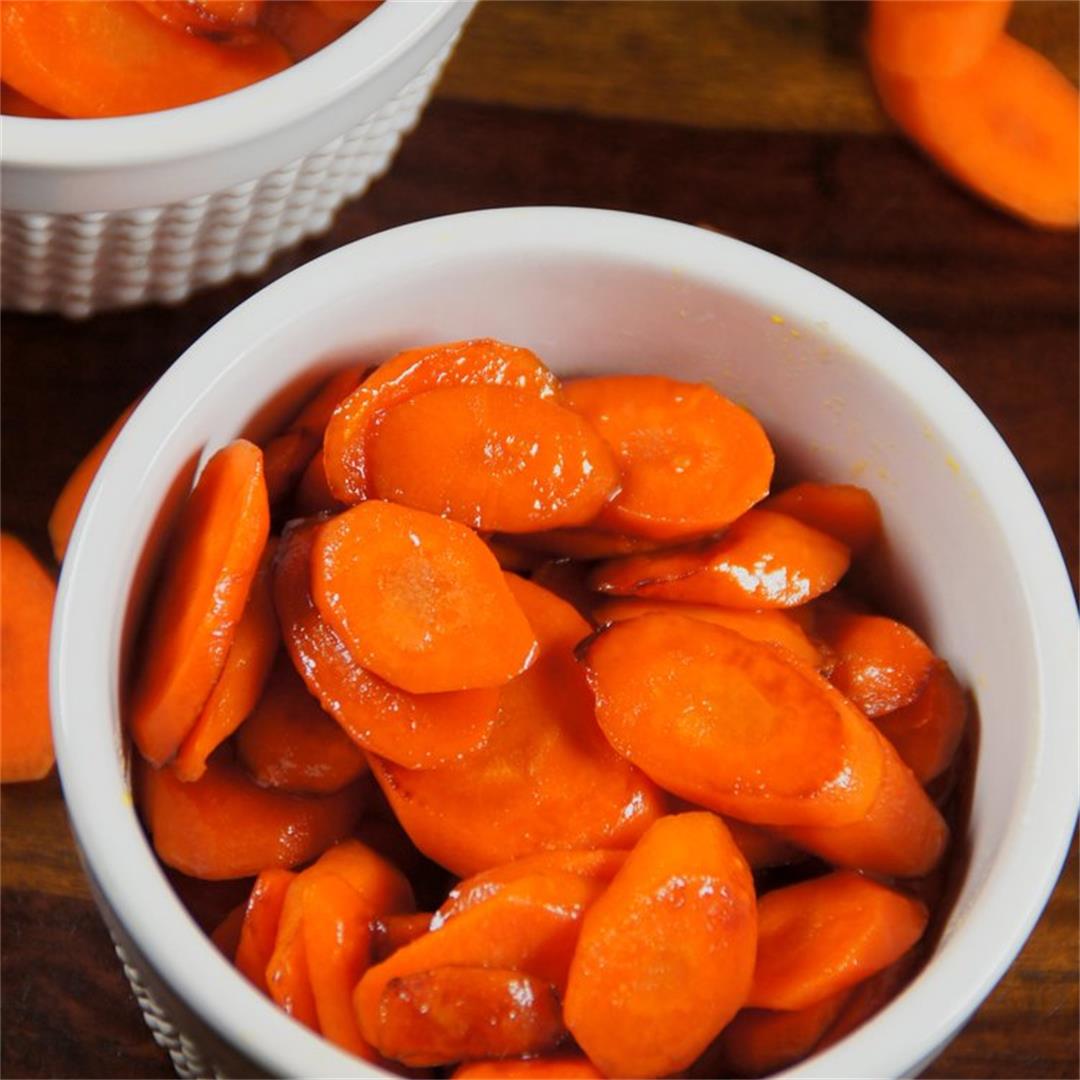Brown Sugar Glazed Carrots — Land of 10,000 Recipes