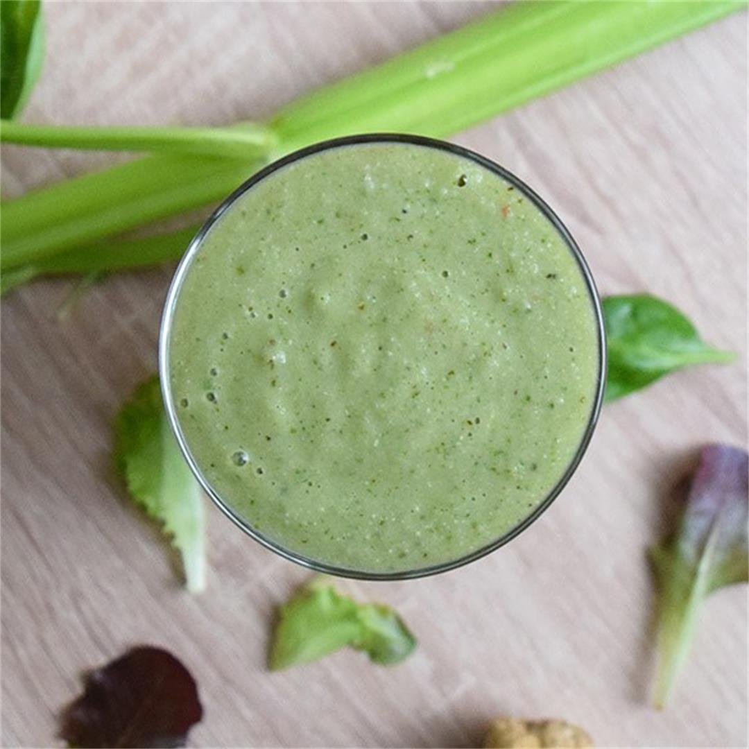 Green Celery & Fruits Protein Smoothie