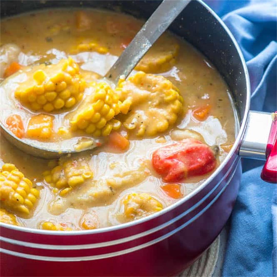 Trinidad corn soup