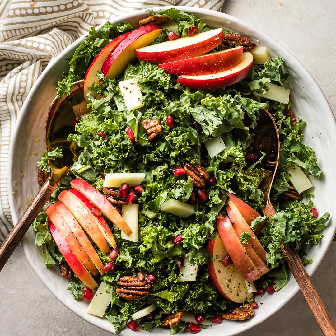 Kale, Apple & Pecorino Salad