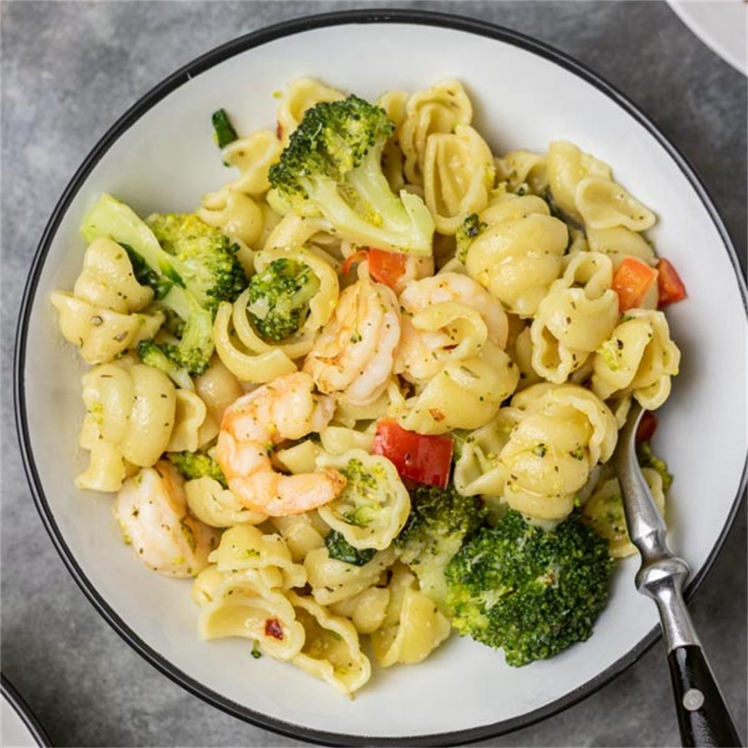 Broccoli Pasta Recipe With Shrimps