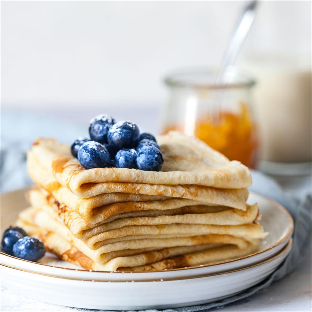 Easy Homemade Dairy-Free Crepes