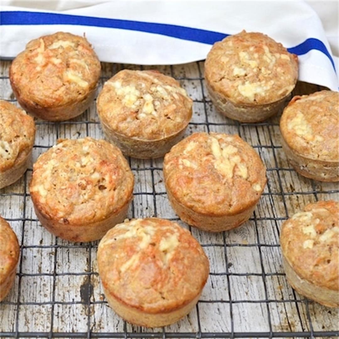 Savoury Cheese Muffins with Apple