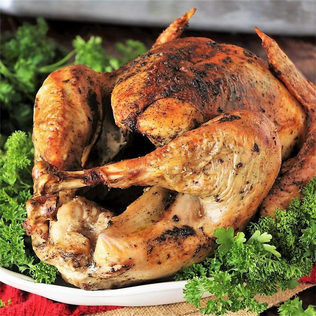 Dry-Brined Roasted Turkey + Tips for Roasting & Resting