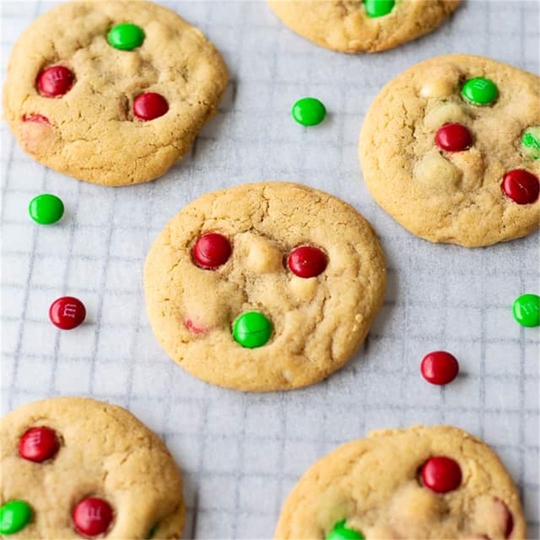 Thermomix Christmas M&M Cookies