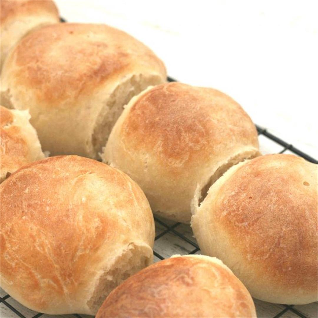Easy soft bread rolls recipe