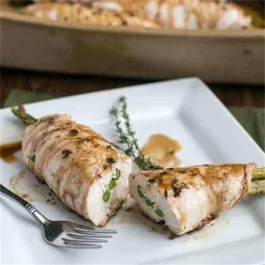 Healthy Asparagus Stuffed Chicken Breasts