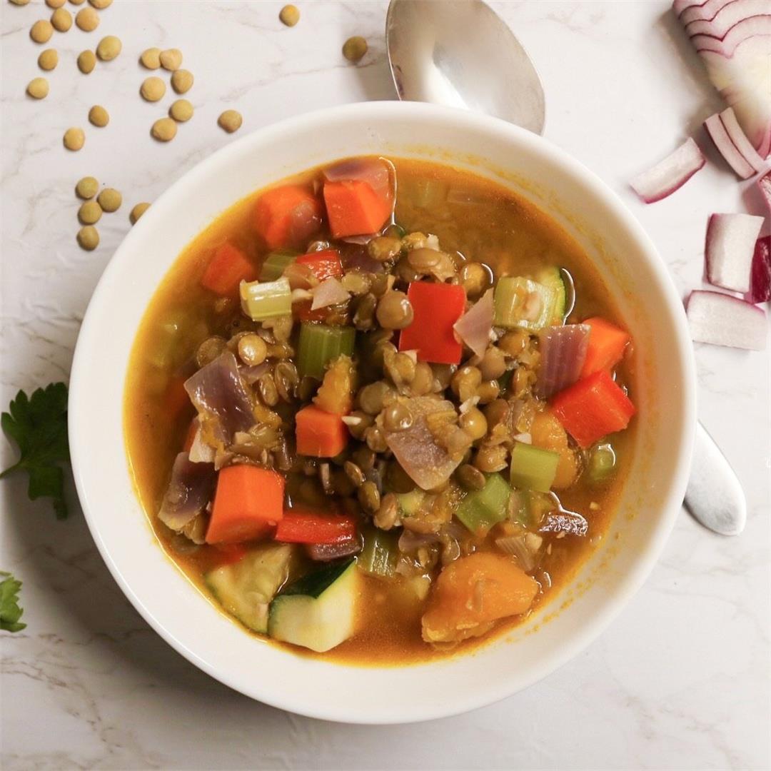 Curry Lentil Vegetable Soup