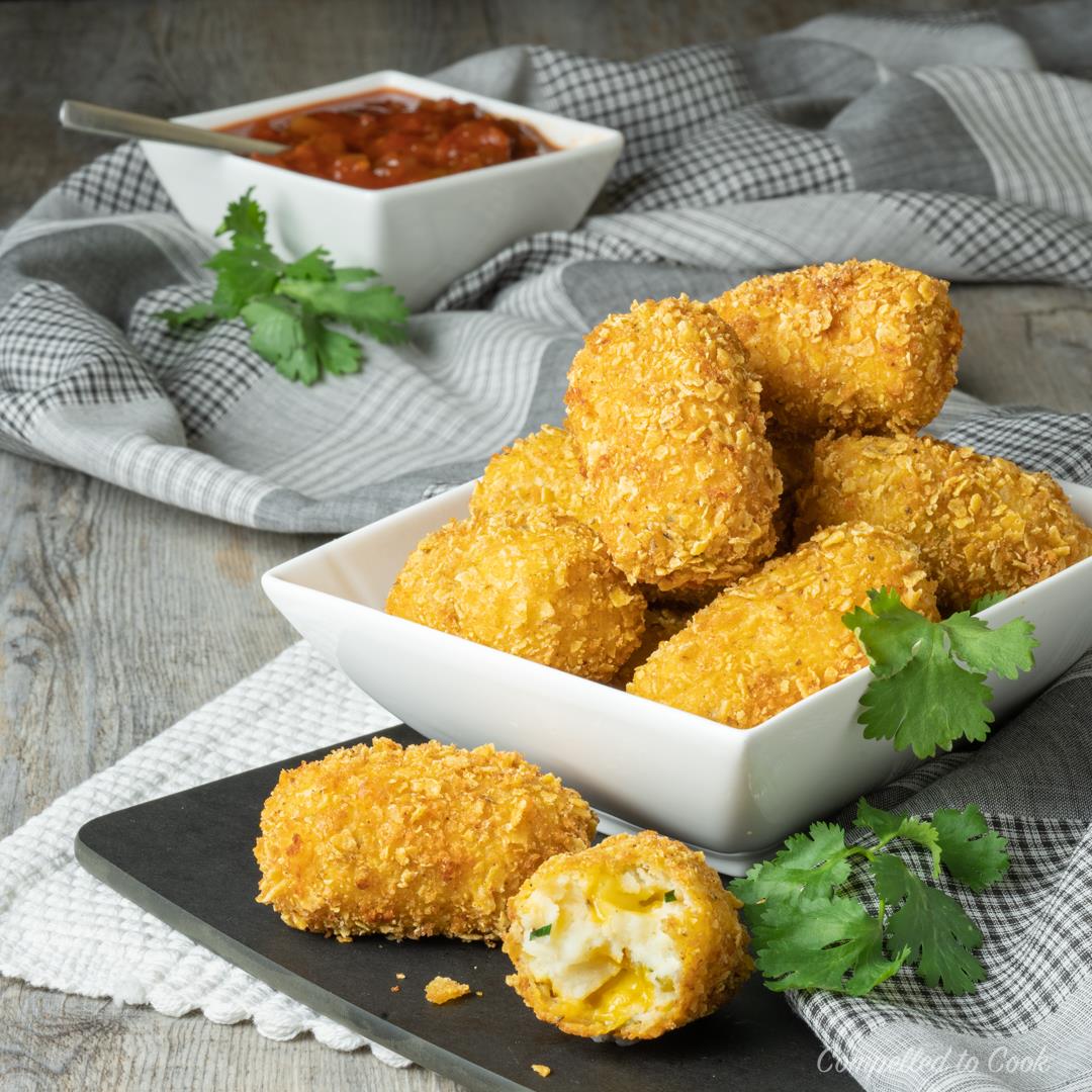 Mexican Jalapeño Cheddar Croquettes